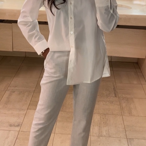 Heather Gray Hayden Tapered Pant - Picture 2 of 4